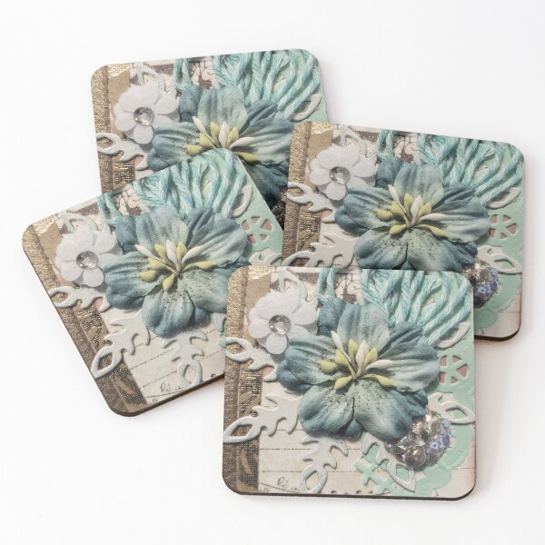 Item preview, Winter Multi Media Flower 1 designed and sold by LadenaRae.