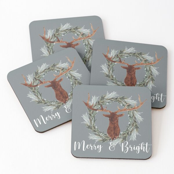 Item preview, Christmas Wreath and Deer designed and sold by aleigh93.