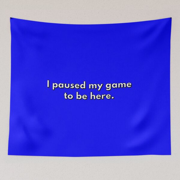 Item preview, Paused My Game designed and sold by Capputeeno.