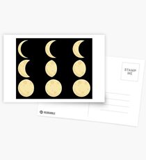Mond Phase Postkarten