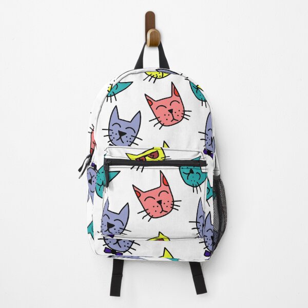 Item preview, Colorful Cool Cats - funny pattern designed and sold by LakehouseGal.