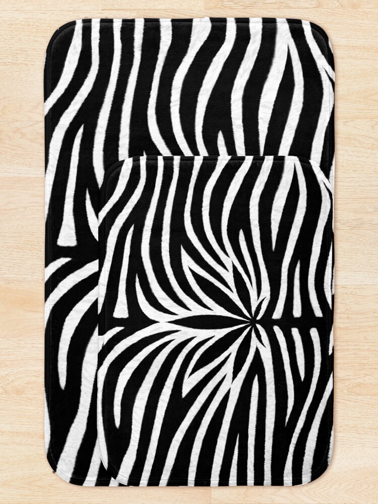 Thumbnail 5 of 6, Bath Mat, White Tiger designed and sold by Skyvora.