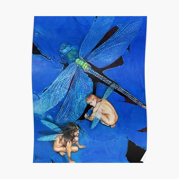 Frozen In Flight Color Pencil @ www.KeithMcDowellArtist.com Poster