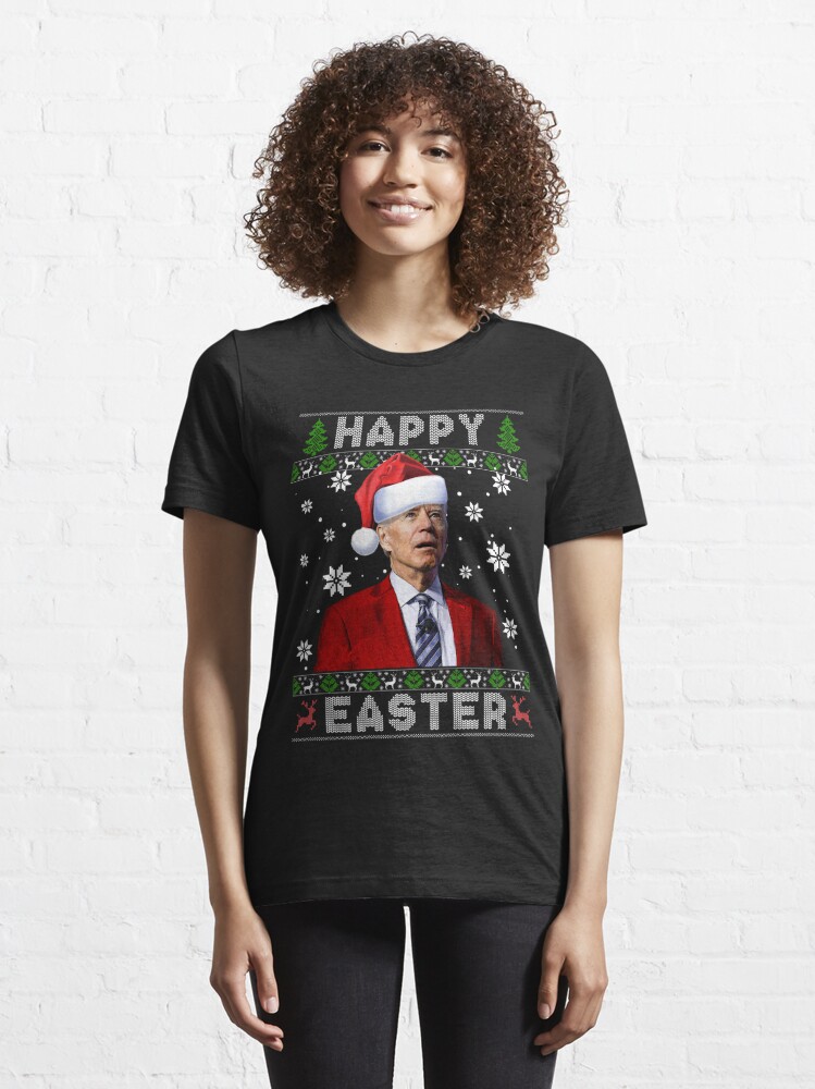 Funny Santa Joe Biden Happy Easter Ugly Christmas Shirt, hoodie, sweater  and long sleeve