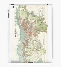 Map of Gothenburg - 1888 iPad Case/Skin