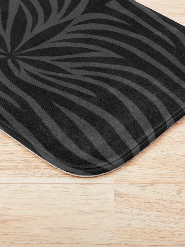 Thumbnail 3 of 6, Bath Mat, Black Tiger designed and sold by Skyvora.