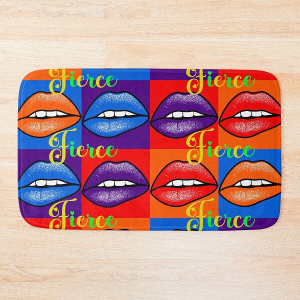 Item preview, Fierce Rainbow Lips Pattern designed and sold by Wheeler-Styl3.