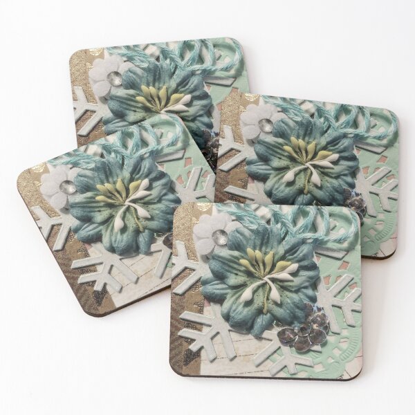 Item preview, Winter Multi Media Flower 3 designed and sold by LadenaRae.