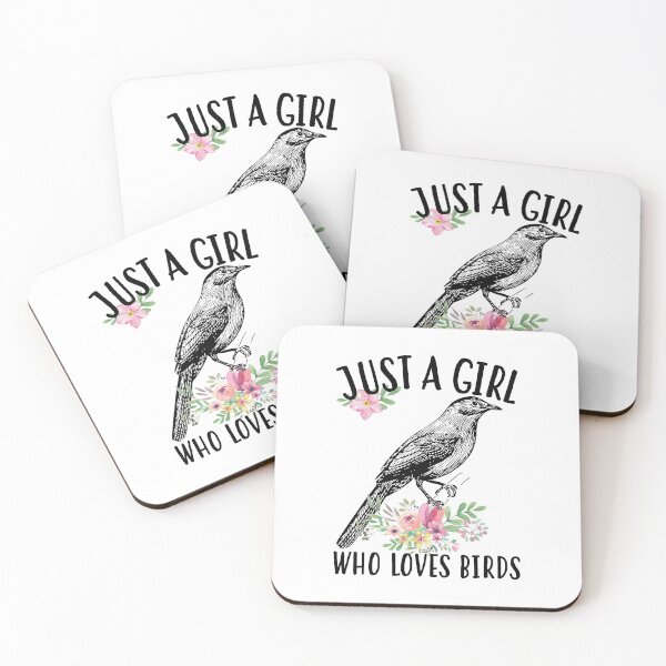 Item preview, Just a girl who loves birds floral designed and sold by LarinaBeauty.