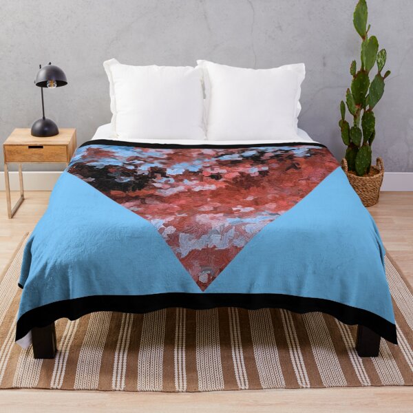 Item preview, Blue Black and Red Envelope Flower Design Abstract designed and sold by JariHawk.