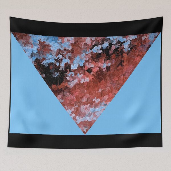 Item preview, Blue Black and Red Envelope Flower Design Abstract designed and sold by JariHawk.