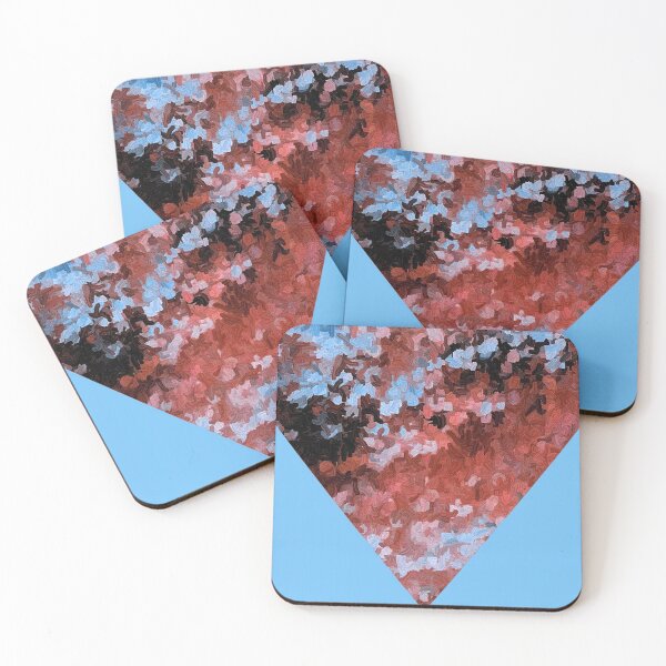 Item preview, Blue Black and Red Envelope Flower Design Abstract designed and sold by JariHawk.