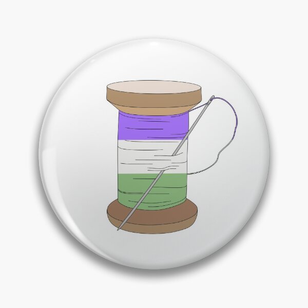 Item preview, Thread Spool (Genderqueer) designed and sold by nklange240.