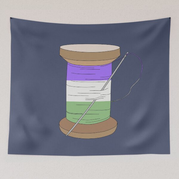 Item preview, Thread Spool (Genderqueer) designed and sold by nklange240.