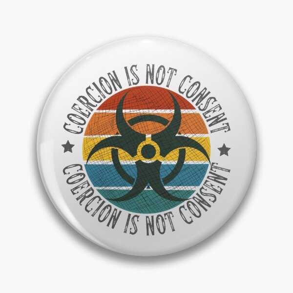 Item preview, Coercion is not consent retro sunset print designed and sold by Auntieck.