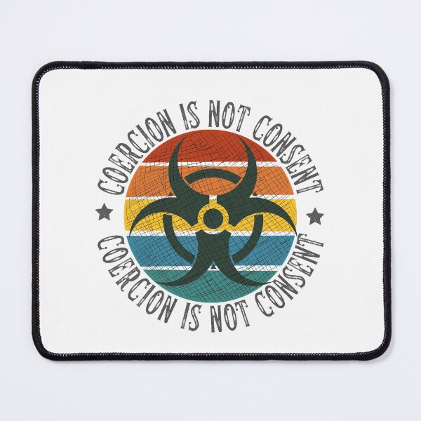 Item preview, Coercion is not consent retro sunset print designed and sold by Auntieck.