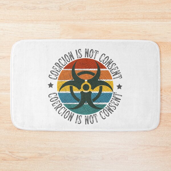 Item preview, Coercion is not consent retro sunset print designed and sold by Auntieck.