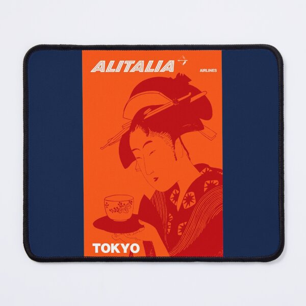 Item preview, 1960 Alitalia Tokyo Geisha Travel designed and sold by WatersLenora.