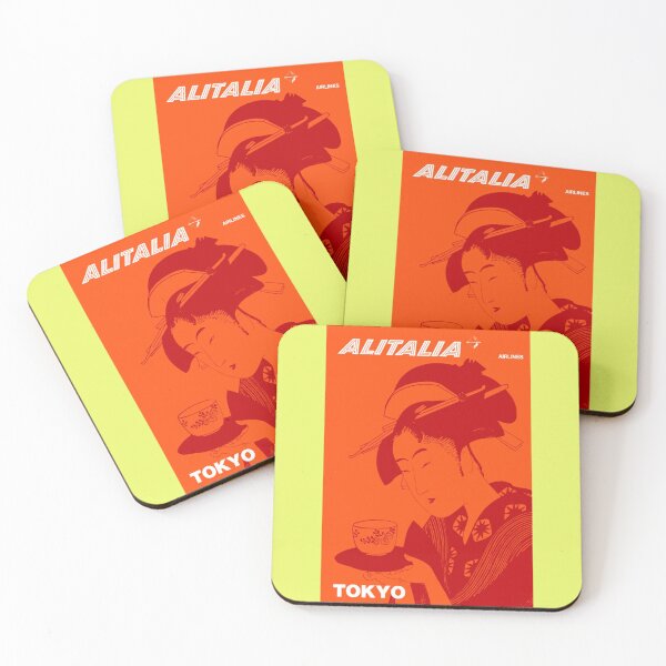 Item preview, 1960 Alitalia Tokyo Geisha Travel    designed and sold by WatersLenora.