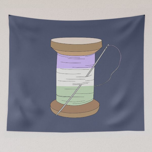 Item preview, Thread Spool (Pastel Genderqueer) designed and sold by nklange240.