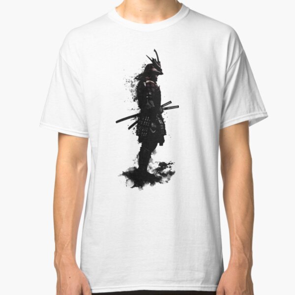 Black hooded 47 RONIN inspired /'Fugi Katana/' samurai ninja manga naruto T Shirt