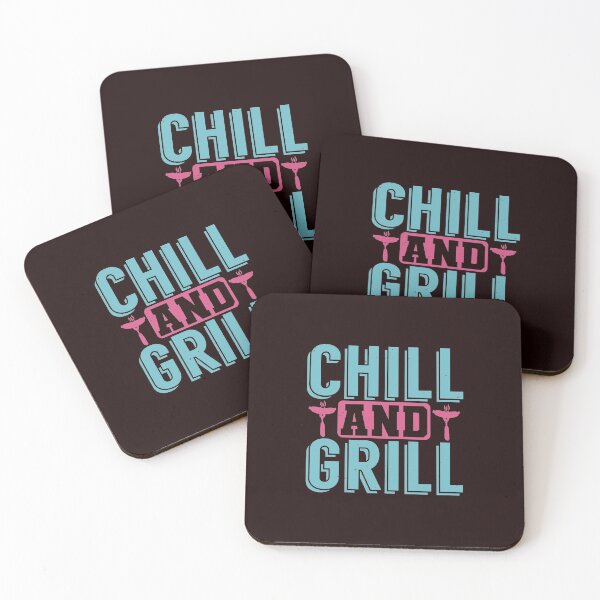 Item preview, Chill and Grill - Funny BBQ Shirt designed and sold by StreetShirts1.