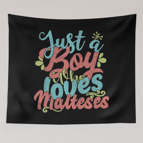 Item preview, Just A Boy Who Loves Malteses dog Gift product designed and sold by theodoros20.