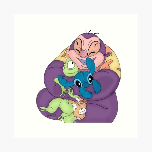 Lilo and Stitch - Jumba Premium Art Print - 11 x 14 – Inspire Through Art