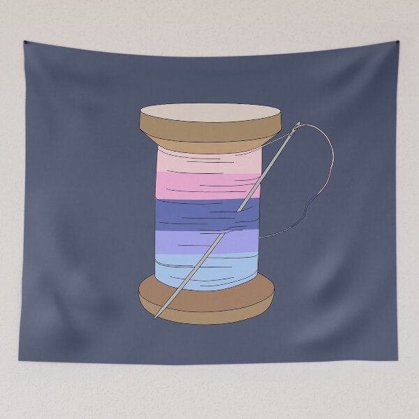 Item preview, Thread Spool (Pastel Omnisexual) designed and sold by nklange240.