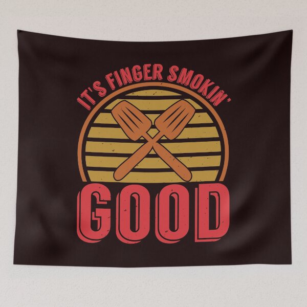 Item preview, Its Finger Smoking Good - Funny BBQ Shirt designed and sold by StreetShirts1.