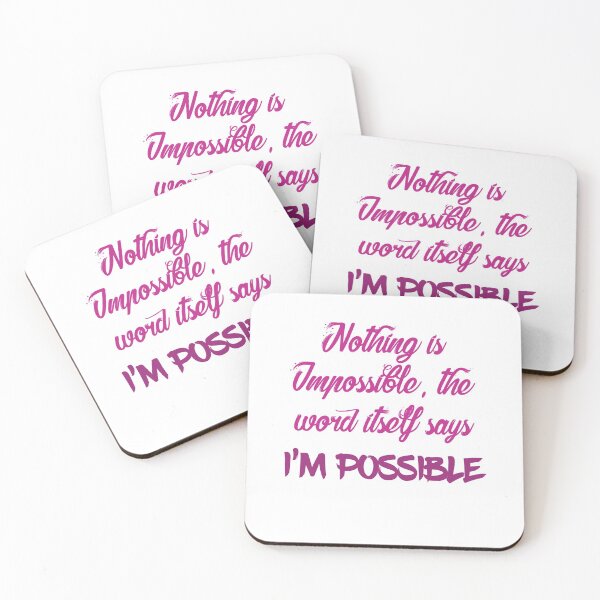 Item preview, Nothing is Impossible designed and sold by Black-Orc.