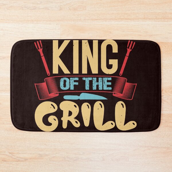 Item preview, King Of the Grill - Funny BBQ Shirt designed and sold by StreetShirts1.