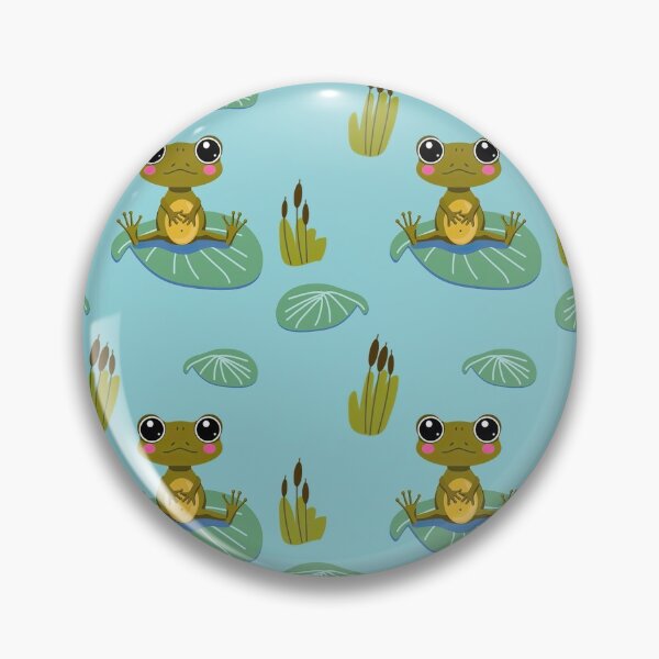 Item preview, Cute Frog Sitting On Lake  designed and sold by LarinaBeauty.
