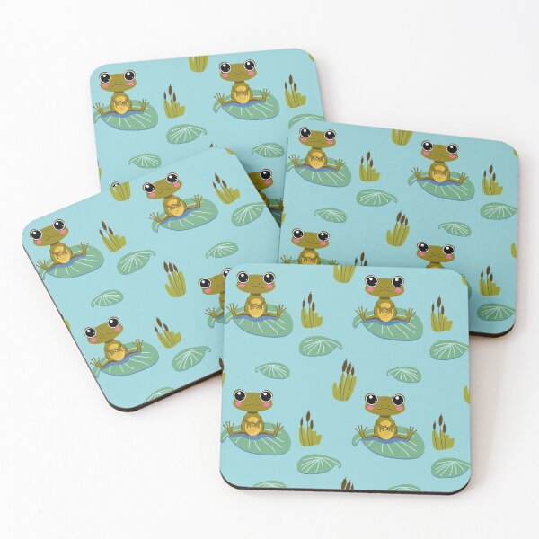 Item preview, Cute Frog Sitting On Lake  designed and sold by LarinaBeauty.