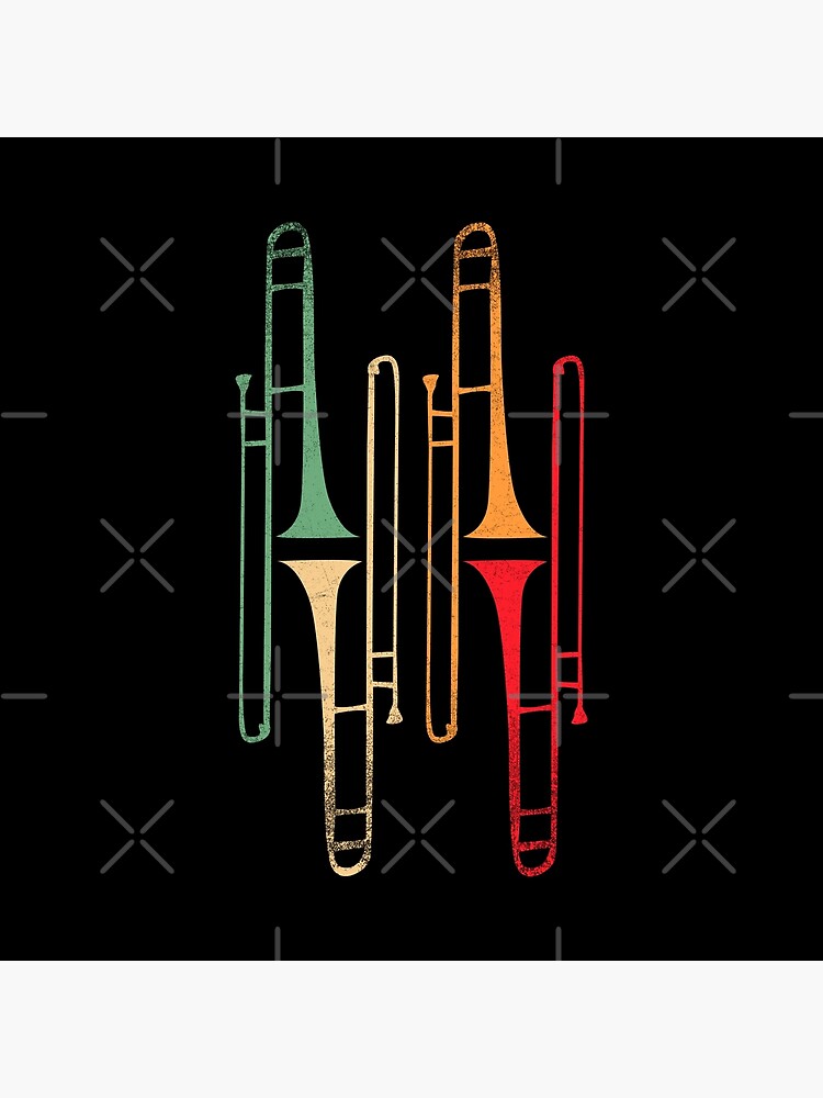 "funny trombone quotes trombone retro" Poster for Sale by EfendiTee