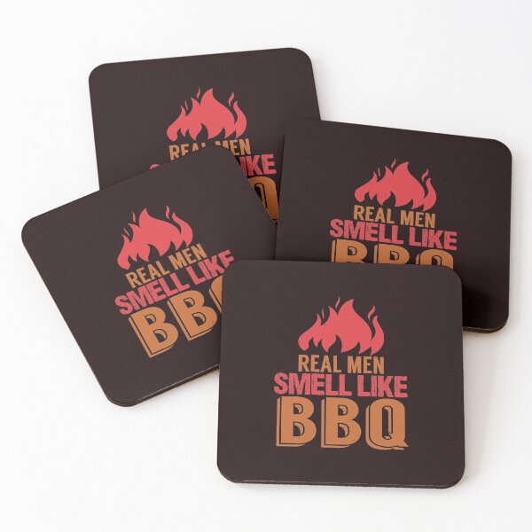 Item preview, Real Men Smell Like BBQ - Funny BBQ Shirt designed and sold by StreetShirts1.