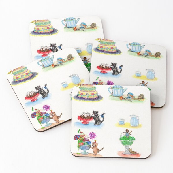 Item preview, Bundt Cake Cat and teaparty treats designed and sold by ansho.