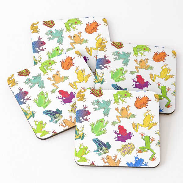 Item preview, Colorful Frogs designed and sold by LarinaBeauty.