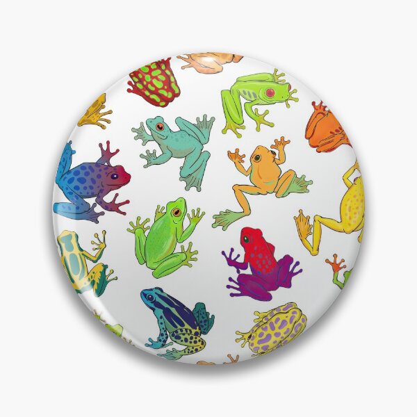 Item preview, Colorful Frogs designed and sold by LarinaBeauty.