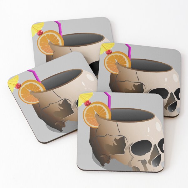 Item preview, Tropical Skull Drink designed and sold by SkullAndCrone.