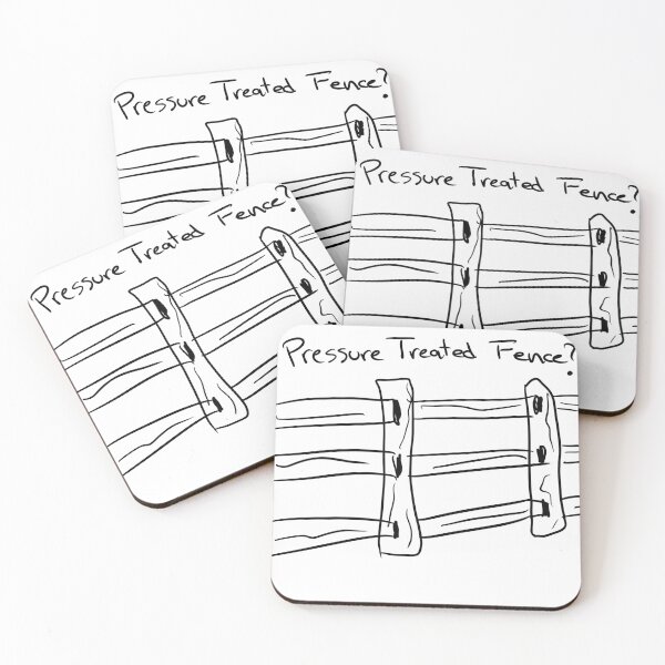 Item preview, Pressure Treated Fence? designed and sold by questionshop.