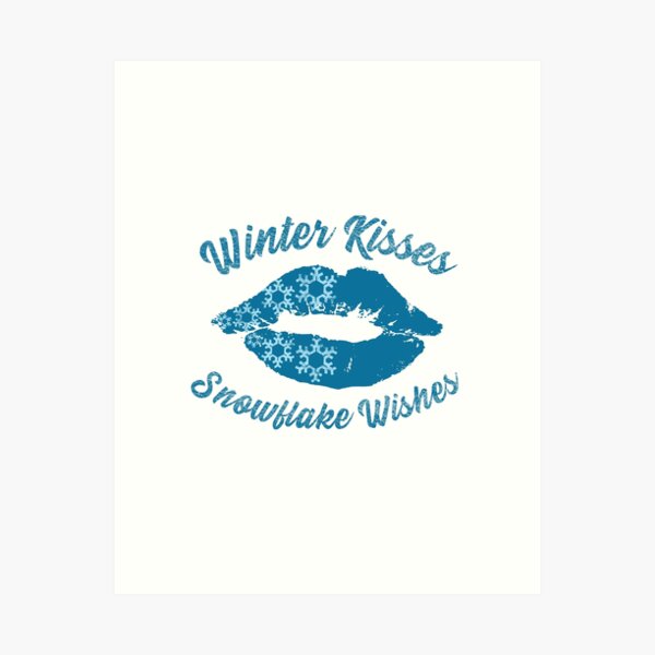 Item preview, Winter Kisses Snowflake Wishes designed and sold by TKsTees.