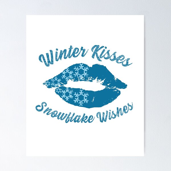 Item preview, Winter Kisses Snowflake Wishes designed and sold by TKsTees.