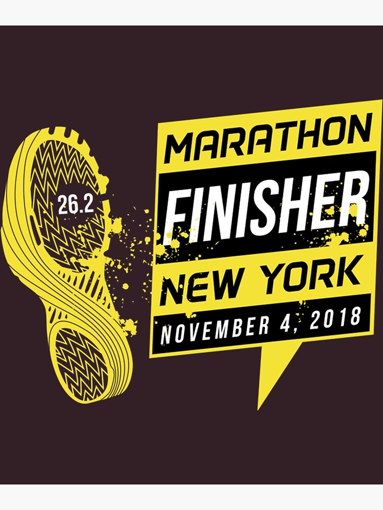 "NYC New York City Marathon 2018 " Poster for Sale by Themarathon
