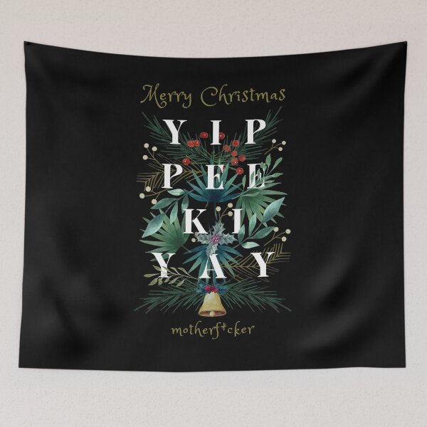 Item preview, MERRY CHRISTMAS AND YIPPEE KI YAY MOTHERF*CKER, die hard christmas designed and sold by NiceSign.