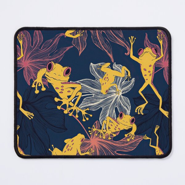 Item preview, Yellow Frog On Leaves designed and sold by LarinaBeauty.