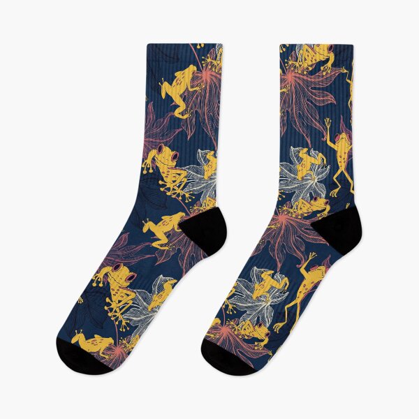 Item preview, Yellow Frog On Leaves  designed and sold by LarinaBeauty.