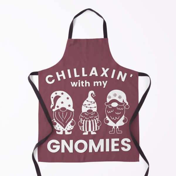 Item preview, Chillaxin With My Gnomies Text Typography with 3 Cute Gnomies designed and sold by RKMR.