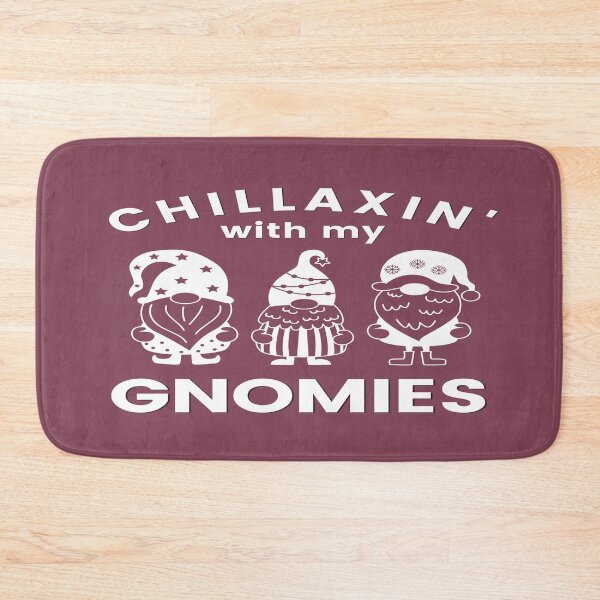 Item preview, Chillaxin With My Gnomies Text Typography with 3 Cute Gnomies  designed and sold by RKMR.