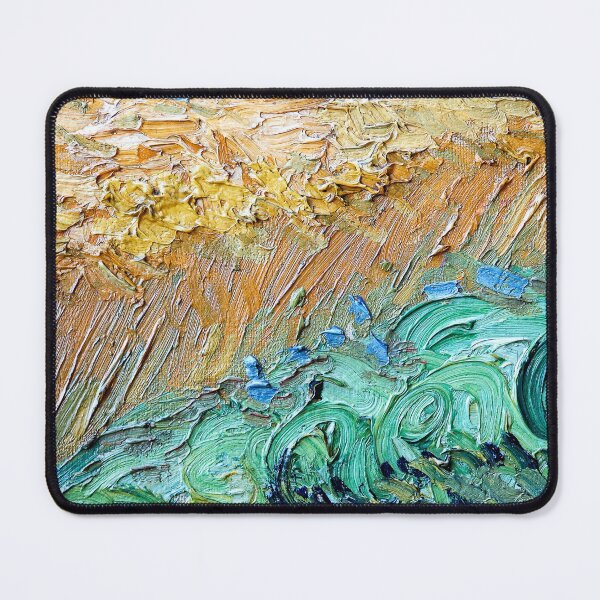 Item preview, Vintage Wheat Field with Cypresses Brush Stroke by Van Gogh - Retouched designed and sold by autumnsspov.